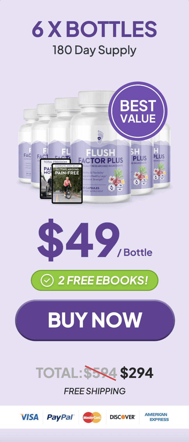 Flush Factor Plus 6 bottles