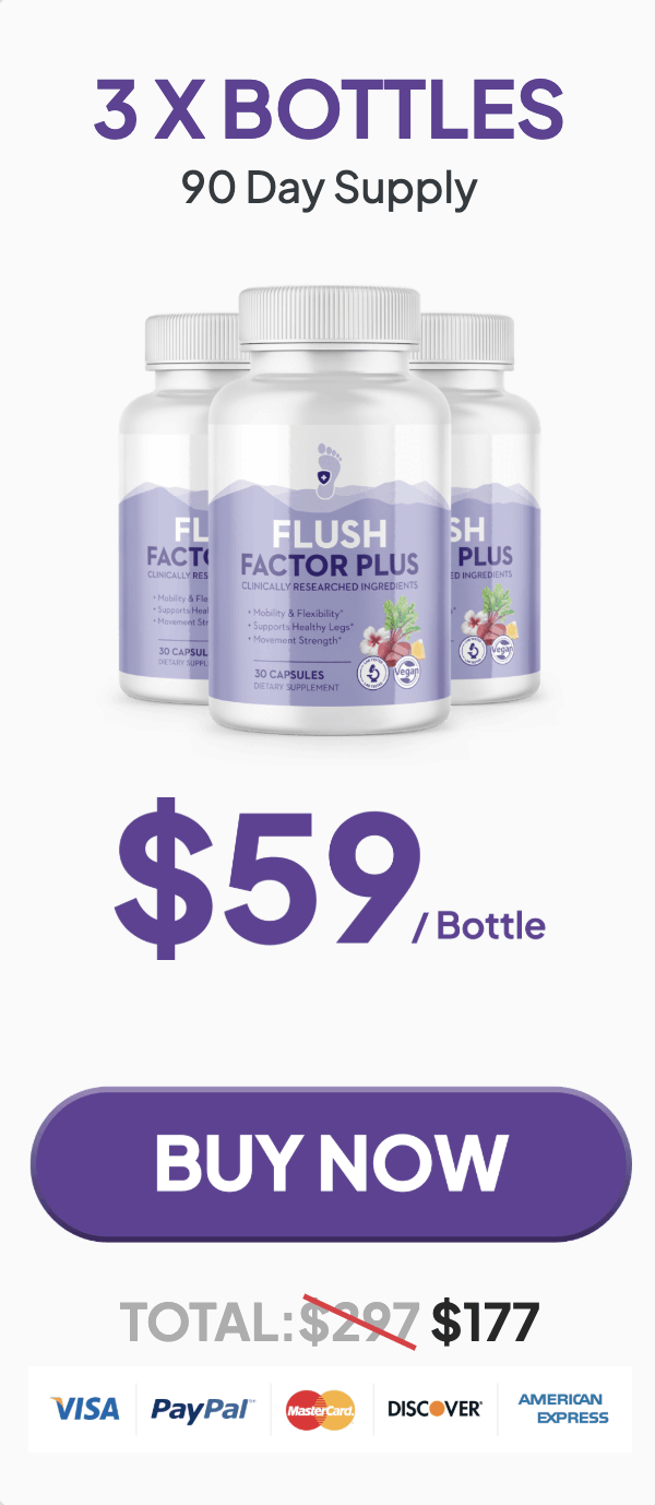 Flush Factor Plus 3 bottles