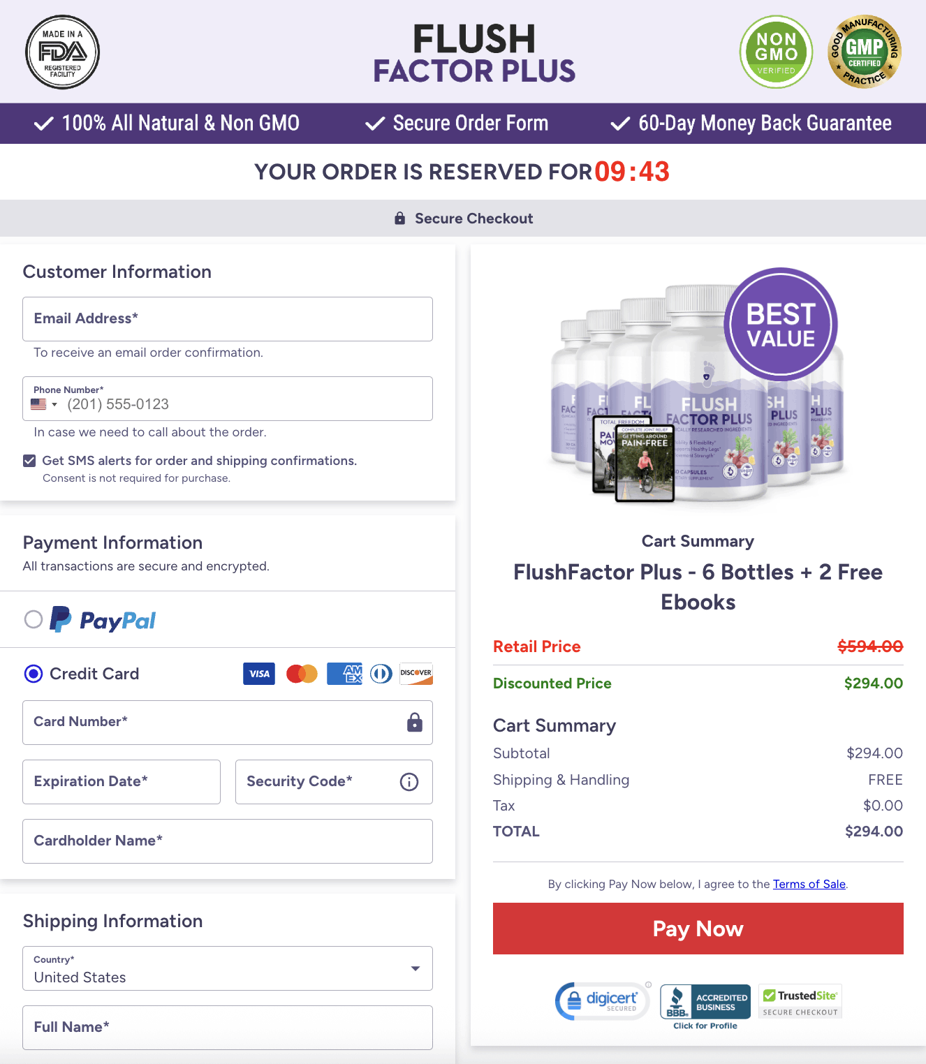 Flush Factor Plus-Secure-Checkout